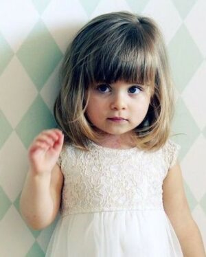 Kid’s hair cut for girl